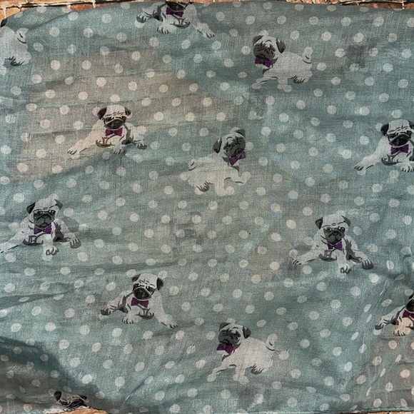 **5 for $20** Pug Infinity Scarf - Picture 2 of 2